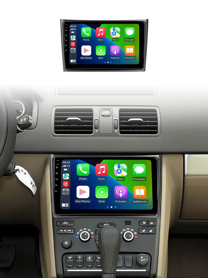 MEKEDE Wireless Carplay Autoradio für Volvo XC90 2004-2014 mit IPS Bildschirm, GPS und Bluetooth in Schwarz - Bild 7