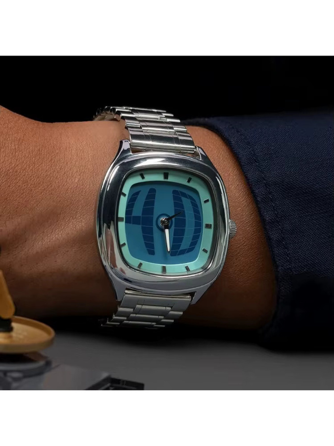 STARPERISH Armbanduhr Quarz, Edelstahl, Blau, Herren - Bild 4