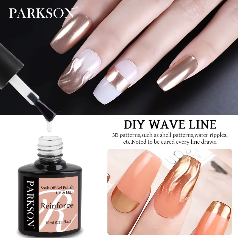 Parkson Nagelverstärkungsgel, glänzend, für Hände - Bild 3