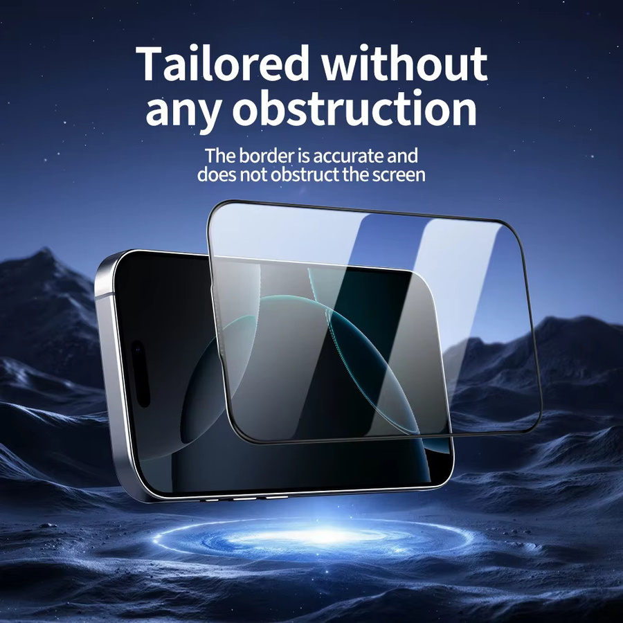 DO AS YOU WISH Displayschutzfolie aus gehärtetem Glas, 5 Stück, transparent, passend für iPhone 17 Air, iPhone 17, iPhone 16, iPhone 15 und iPhone 14 Pro Max - Bild 4