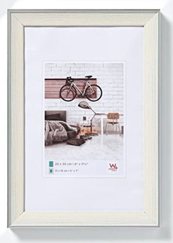 Walther Design Bohemian Bildrahmen mit Passepartout in Creme, Rechteckig, B: 13 cm, H: 18 cm - Bild 1