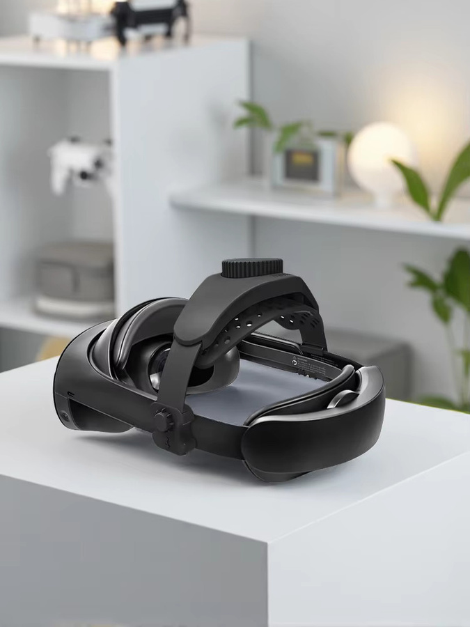 Tahnuhna Verstellbarer Kopfgurt für Meta Quest 3, Pro, Quest 2 und PICO 4 Pro VR-Headset Elite-Gurt in Weiß zur verbesserten Unterstützung und Balance für optimalen Komfort - Bild 5