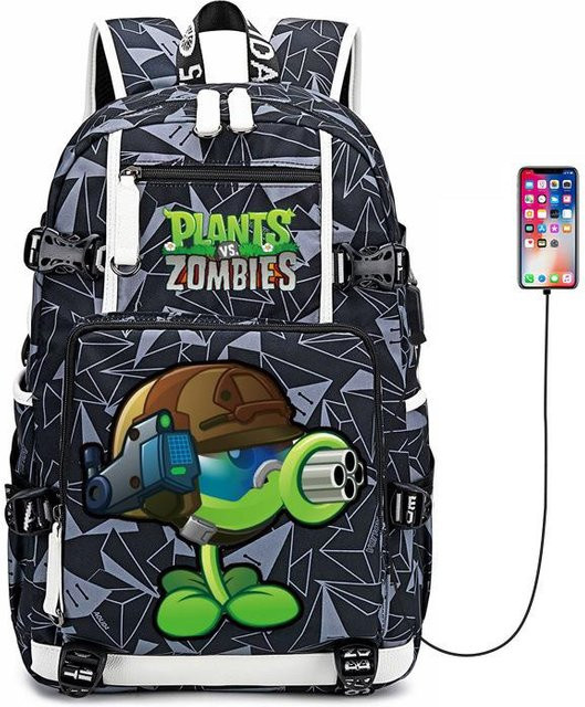 3-teiliges Schulrucksack-Set für Schüler aus Oxford-Stoff mit Schultasche und Federmäppchen in Mehrfarbig - Bild 1