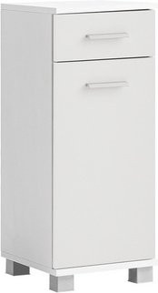 Schildmeyer Unterschrank Palermo in Mattweiß, B/H/T: 30,3 x 75,3 x 32,6 cm - Bild 1