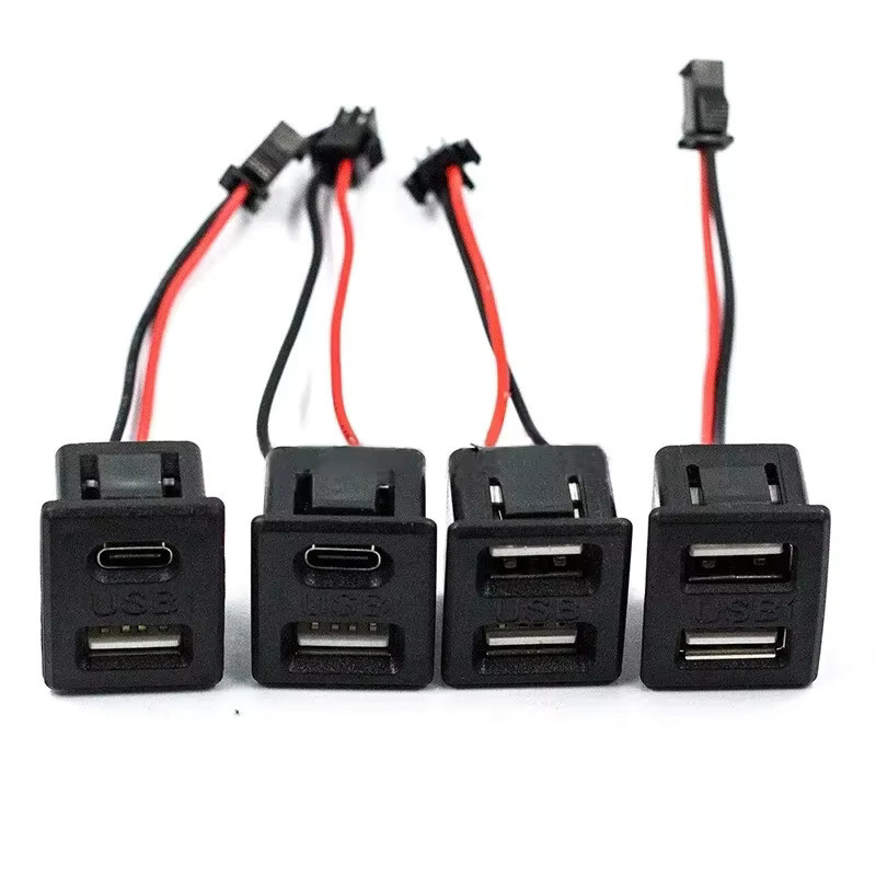 AOKIN USB-Lampe mit USB-C-Buchse und Doppel-Ladebuchse in Schwarz - Bild 2
