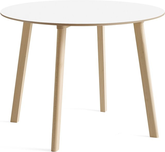 HAY Copenhague Deux CPH 220 Tisch, rund, Holz, weiß, Durchmesser: 220 cm - Bild 1