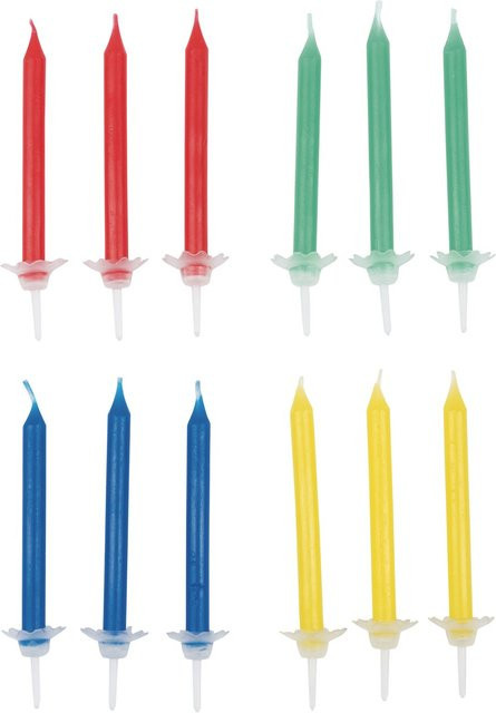 Rico Design Kerzenset Basic Multicolor aus Paraffinwachs - Bild 1