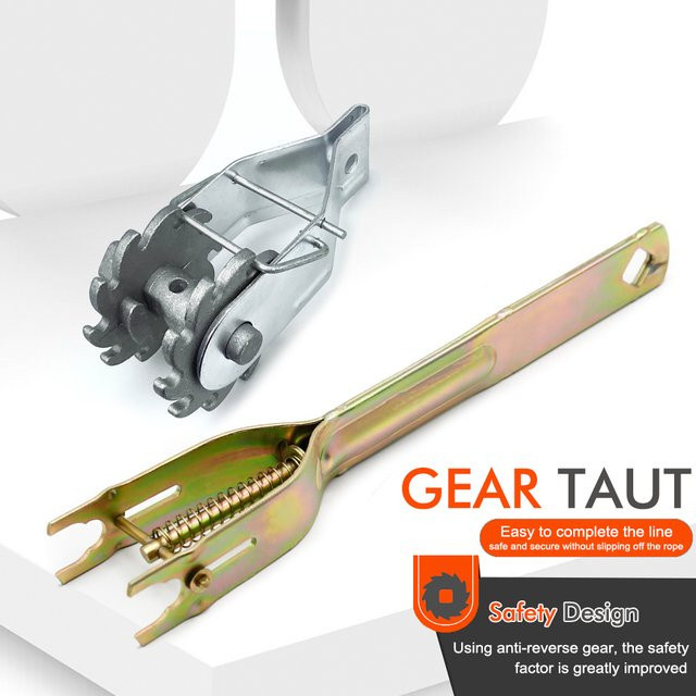 QDS Hochleistungs-Zaunspanner aus Aluminiumlegierung in Silber - Bild 1