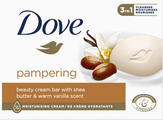 Dove Shea Butter Beauty Cream Bar Seife, 90 g - Bild 1