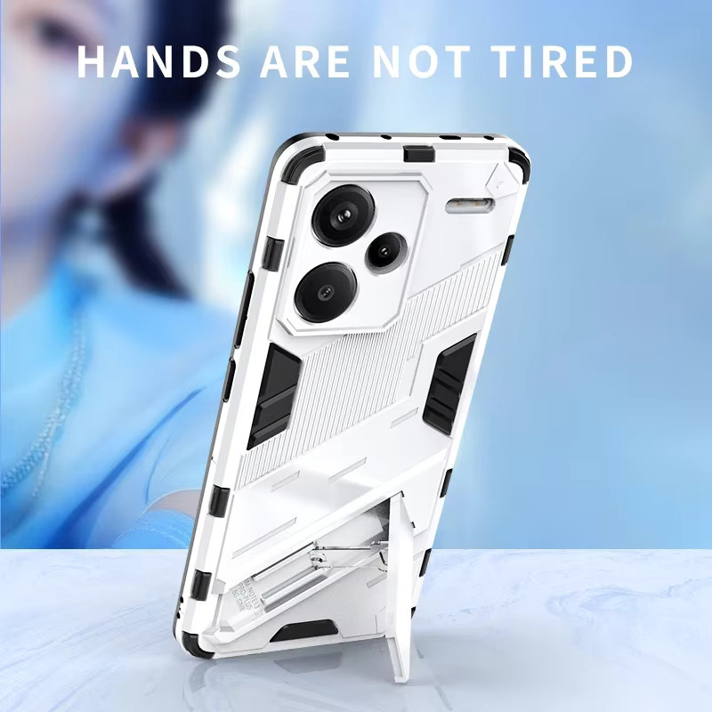 Stoßfeste Rüstung-Schutzhülle für Xiaomi Redmi Note 13 Pro Plus 12 12S 12C 13T Pro mi 13 Lite 5G in Weiß - Bild 3