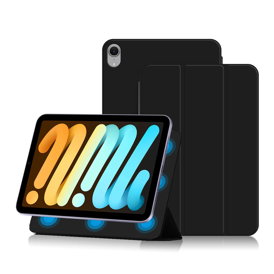 AYANJIN Smart Case für iPad Mini 7 8,3 Zoll A2993 A2996 Magnetische Tri-Fold PU Leder Schutzhülle in Grün - Bild 3