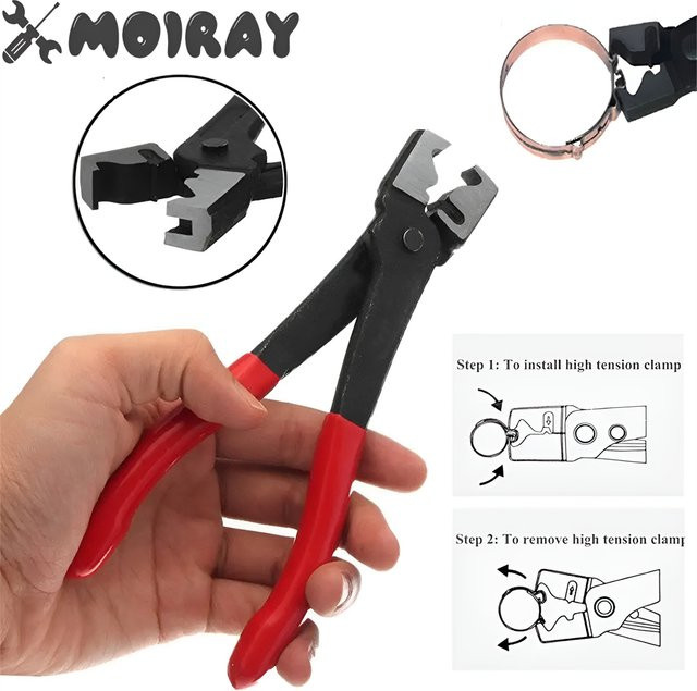 YIAEEY Profi Schlauchclip-Werkzeug aus Metall für Auto-Wasser- und Ölrohre Typ Clic-Clicr-R - Bild 1