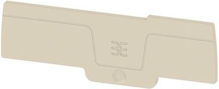 Weidmüller Abschlussplatte für Klemmen Beige 20 Stück - Bild 1