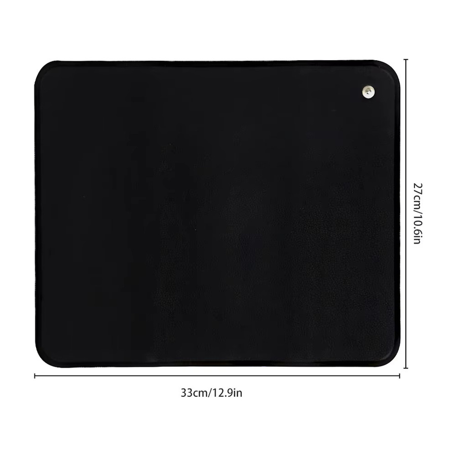 VamsLuna Erdungs-Universalmatte aus leitfähigem Leder in Schwarz, B/T: 33 x 27 cm - Bild 2