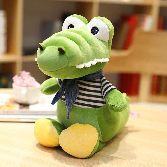 Kawaii Krokodil Plüschtier Puppe, grün, 30cm, ab 14 Jahren - Bild 1