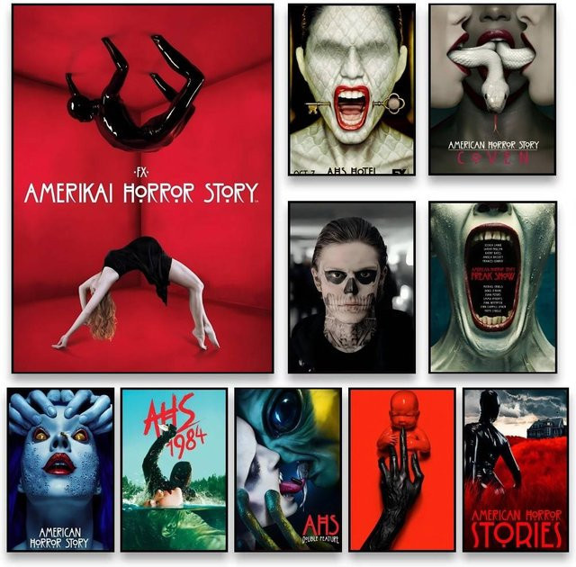 Kayou American Horror Story Wandkunst Poster, selbstklebend, rechteckig - Bild 1
