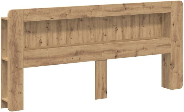 vidaXL Kopfteil-Schrank mit Speicher in Artisan-Eiche, modern, braun, Holzwerkstoff - Bild 1