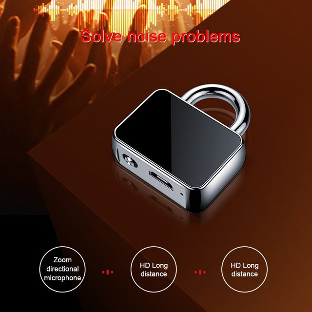 STTWUNAKE Mini Sprachaktivierter Rekorder als tragbares digitales Diktiergerät im Schlüsselanhänger-Design - Bild 1