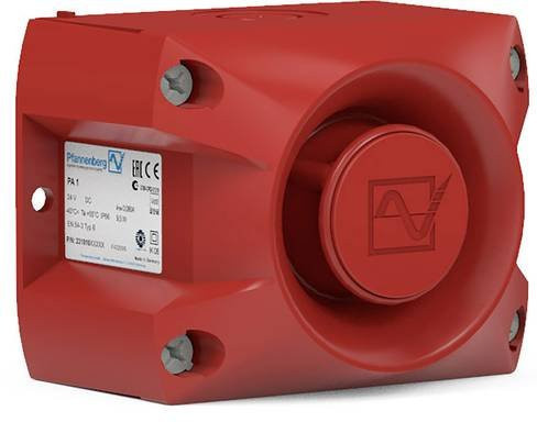 Pfannenberg Schallgeber PA 1 10-57DC in Rot aus Kunststoff - Bild 1