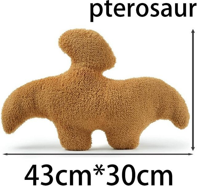 Kidsly Dino Chicken Nugget, Plüsch Kissen, Dinosaurier, ab 14 Jahren - Bild 1