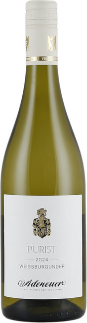 Adeneuer Purist Weißburgunder 2024, trocken, Weißwein, 0,75 l - Bild 1