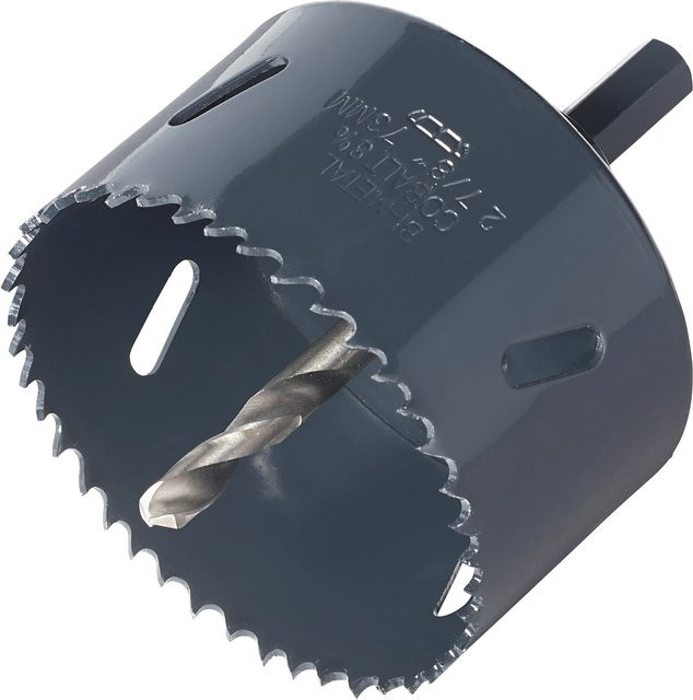 LUX-TOOLS Bi-Metall Lochsäge Professional aus Stahl in Grau mit Ø 73 mm - Bild 1