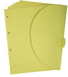 TARIFOLD Smartfolder Dokumentenmappe im Format A4, gelb, 6 Stück - Bild 1