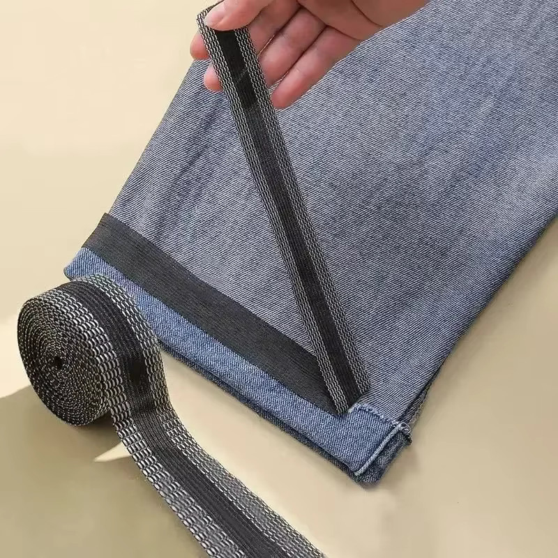 Selbstklebendes Klebeband für Hosensäume in Beige, 50 m zum Verkürzen und Reparieren von Hosenkanten - Bild 2