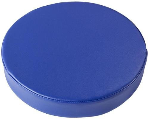Wasserdichtes rundes Sitzkissen von Puntos in Blau mit elastischem Schaumstoff und abnehmbarem Kunstlederbezug für Kindergarten und Vorschule - Bild 1