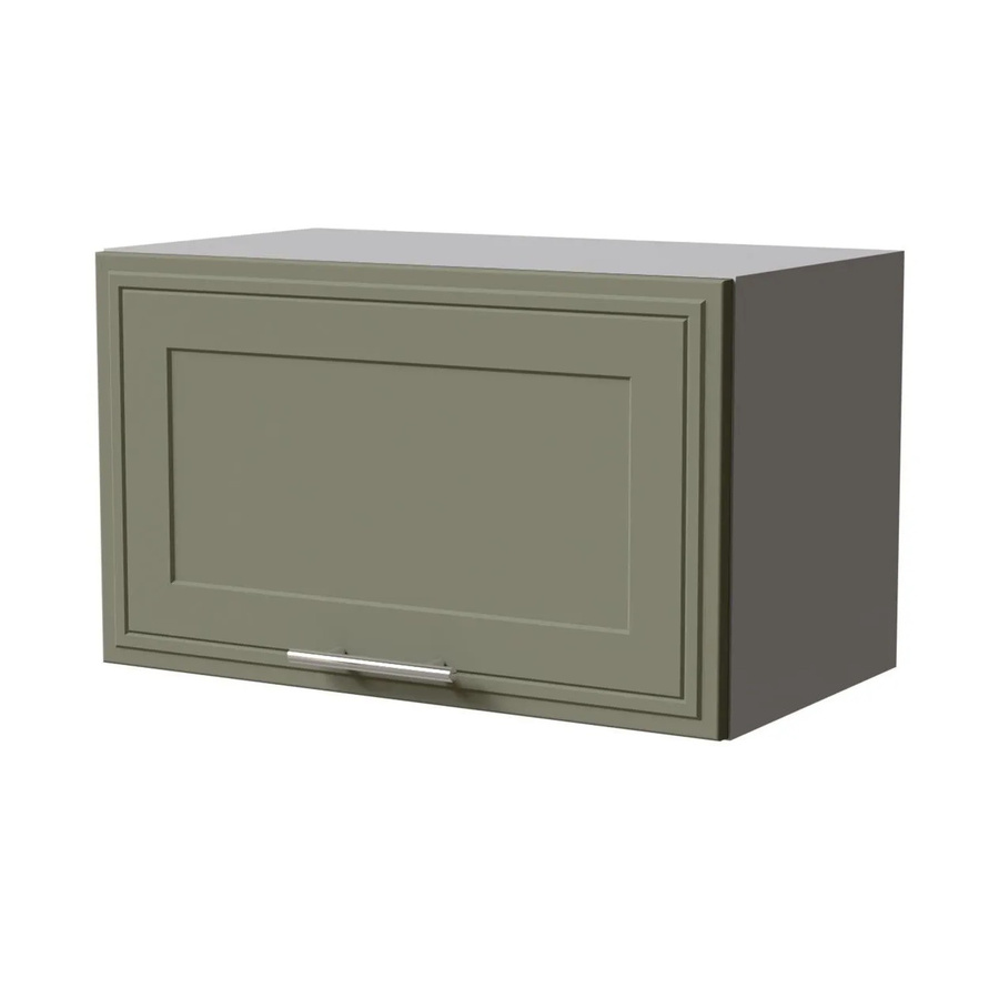 Feldmann-Wohnen Klapphängeschrank Salo W4B mit Kassettenfront in Grau und Reed Green Matt, B/T/H: 60 x 32,5 x 36 cm, mit Blum Aventos Soft-Close Klappenbeschlag - Bild 2
