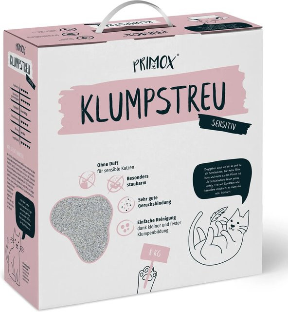 Primox Katzenstreu Sensitiv klumpend 8 kg - Bild 1