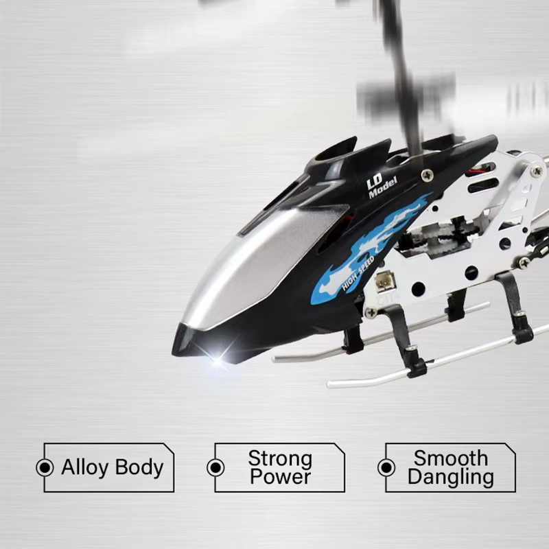 JIKEFUN Ferngesteuerter Helikopter aus Legierung, mit Licht, ab 14 Jahren - Bild 2