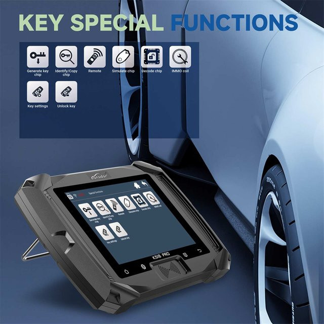 Lonsdor K518 PRO Vollversion Schlüsselprogrammiergerät mit integriertem GM CAN FD und Toyota Emulator in Schwarz - Bild 1