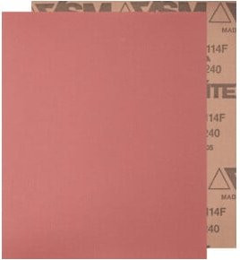 PFERD TOOLS Gewebe Schleifbogen Korund in Braun und Rot für Stahl, Körnung A240, B/H: 230 x 280 mm - Bild 1