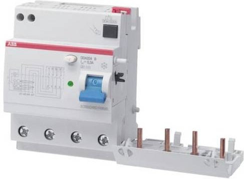 ABB DDA203 B-63/0,03 AP-R FI-Block RCD 3-polig 63A 0,03A 230V in Weiß - Bild 1