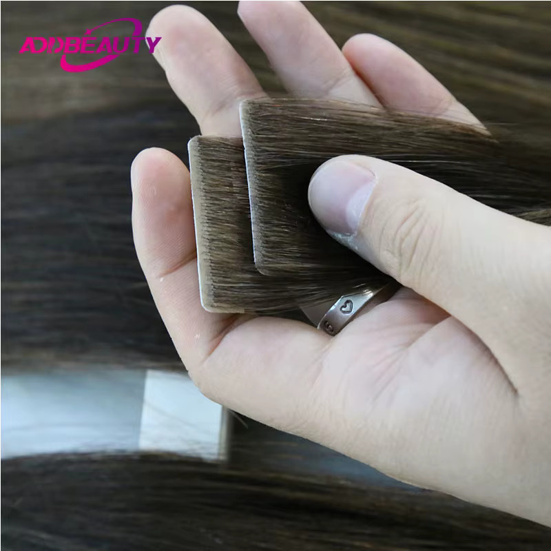 Addbeauty Gerades Injektionsband aus Echthaar, 100 g, Unisex - Bild 1