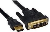 MicroConnect Adapterkabel HDMI männlich zu DVI-D männlich, Schwarz, Länge: 7 m (HDM191817) - Bild 1