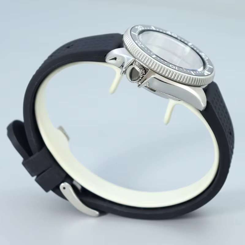 miaozhunke Uhrenarmband, Keramik, Kautschuk, Silber - Bild 2