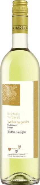 Badischer Winzerkeller eG Weißer Burgunder Weißwein, Baden, 2025, trocken, 0,75 l - Bild 1