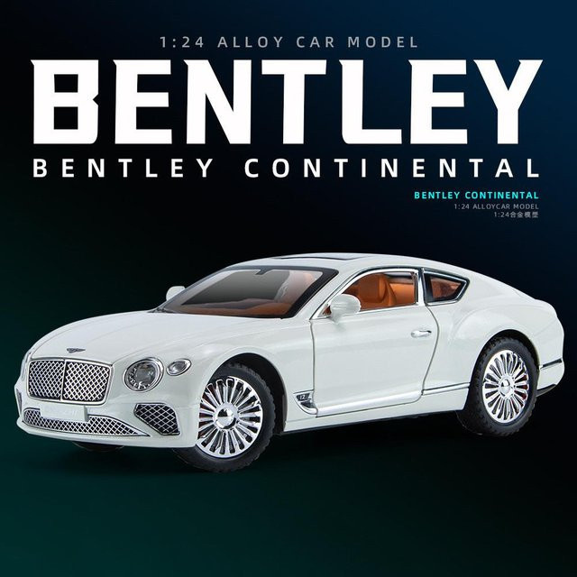 Linyi toy car Bentley Continental Gt Mulsanne Gt, Modellauto, 1:24, Metall, ab 14 Jahren - Bild 1
