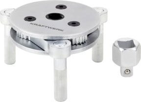 Kraftwerk Ölfilterspinne in Silber - Bild 1