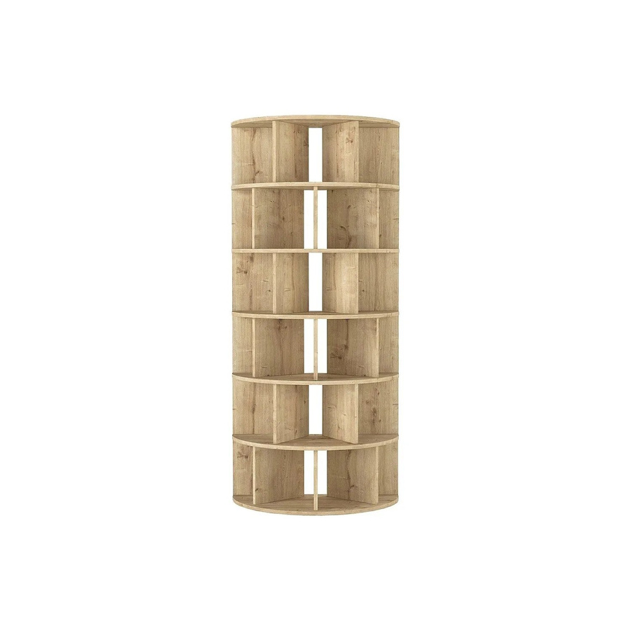 Vente-unique Bücherregal Lareya Modern in Beige und Braun, B: 80 cm, H: 180 cm, T: 40 cm - Bild 2