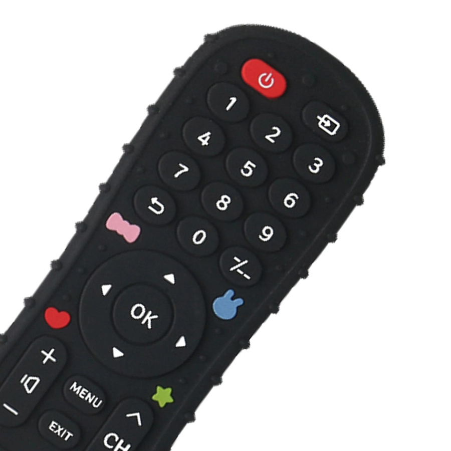 MARKET-2 TV-Fernbedienung Beißring Silikon Spielzeug 1-teiliges Set - Bild 2