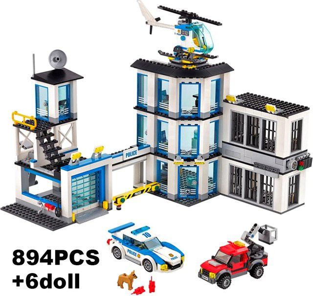 LEGO Städtische Polizeistation Wachposten Bausteine - Bild 1