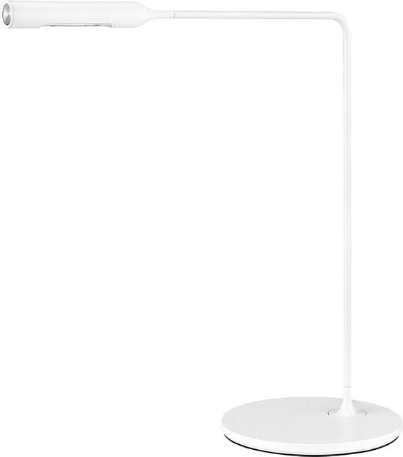 Lumina Flo Desk LED-Schreibtischleuchte in Weiß Matt mit dimmbarer warmweißer Beleuchtung (3000K) aus Aluminium - Bild 1