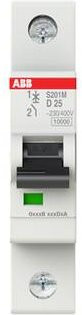 ABB S201M-D25 Leitungsschutzschalter 25A 230V MCB - Bild 1