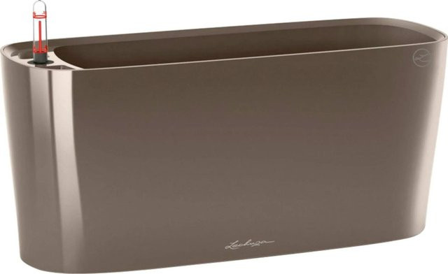Lechuza Pflanzgefäß Delta Tabletop Taupe hochglanz B: 40 cm, H: 15 cm - Bild 1