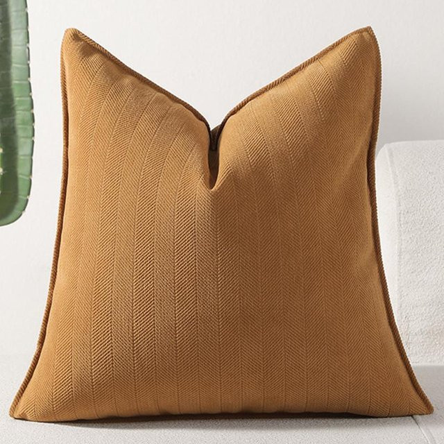 JMG Clothing Dekorative Kissenhülle Einfarbig Orange B/B: 45 x 45 cm - Bild 1