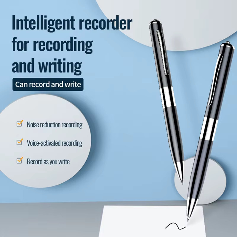 luxuglow Digital Voice Recorder Pen Professionelles Diktiergerät für Audioaufnahmen in WAV und MP3, wiederaufladbar - Bild 3