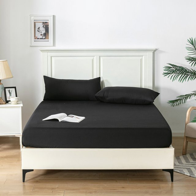 Good Nite Spannbettlaken weich und atmungsaktiv OEKO-TEX Standard 100 B/T: 90 x 200 cm, Höhe: 30 cm - Bild 1